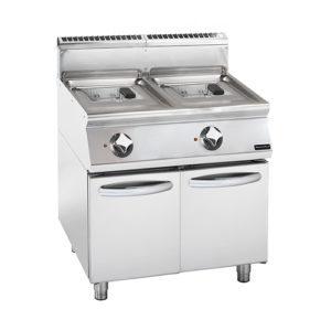 Friteuse élect. d'uble 2 x 17 L