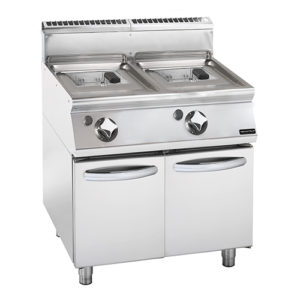 Friteuse gaz d'uble 2 x 13 L