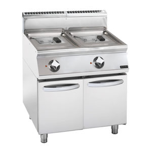 Friteuse élect. d'uble 2 x 21 L