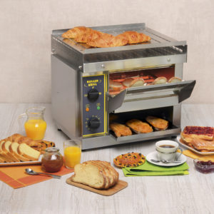 Toaster convoyeur double sortie