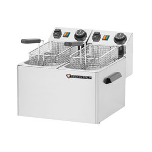 Friteuse de table élect. d'uble sans vidange 2x5 L