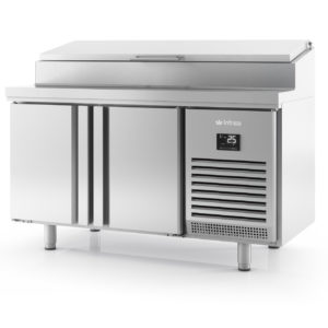 DESSERTE PRÉPA SALADES GN 1/1 -POSITIVE- 2PTE INOX