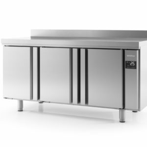 DESSERTE GN 1/1 SS GR-SÉRIE700-NEGATIF-3 PTE INOX