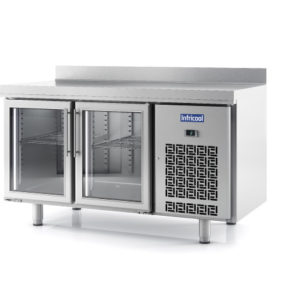 DESSERTE POSITIVE GN 1/1 PORTES VITREES SERIE IM