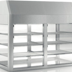SELF-SERVICE VITRINE REFRIGERE 3 NIVEAUX AVC FOND