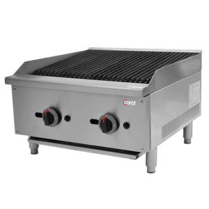 Grill charcoal gaz 2 brûleurs
