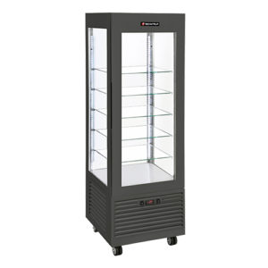 Vitrine panoramique 360L positive noire