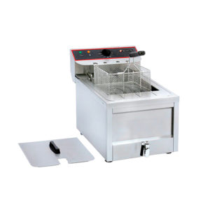 Friteuse de table élect. 1 cuve avec vidange 12L