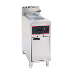 Friteuse sur coffre gaz avec vidange 16 L